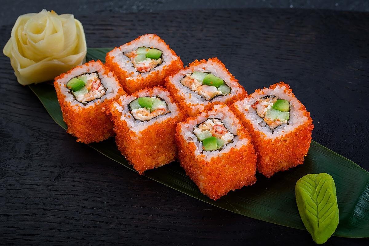 Роллы "Калифорния". Рецепт взят с sushi-expert.ru