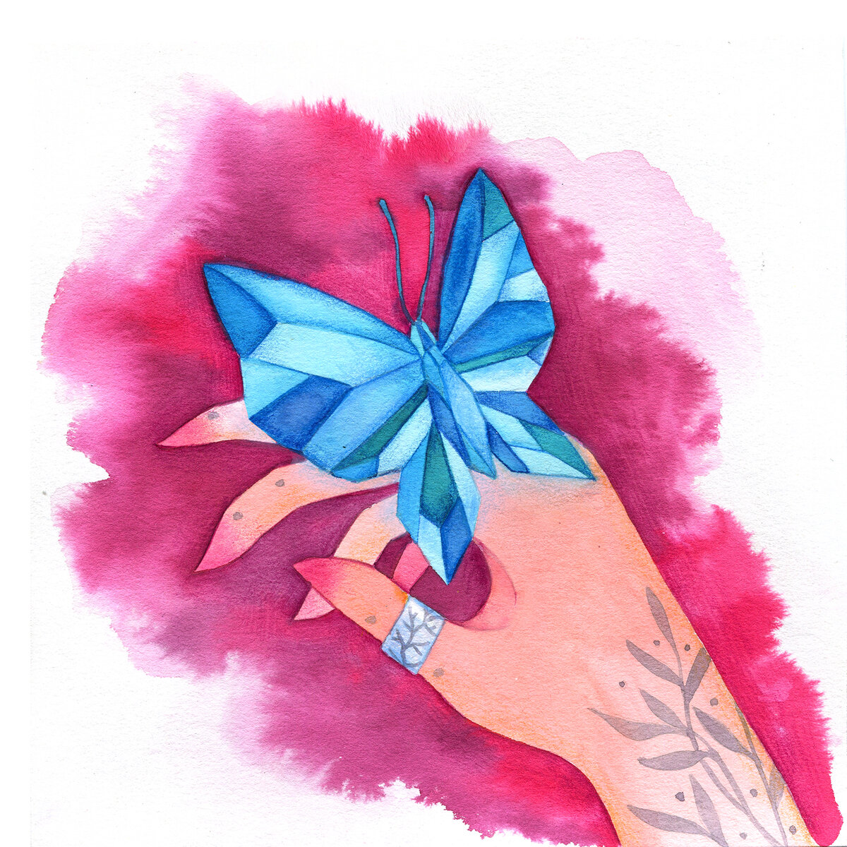 Последнее, что я рисовала перед операцией - иллюстрации для челленджа Magic Creatures Creative Challenge (а, ну и еще свои ведьмачьи портреты на заказ).