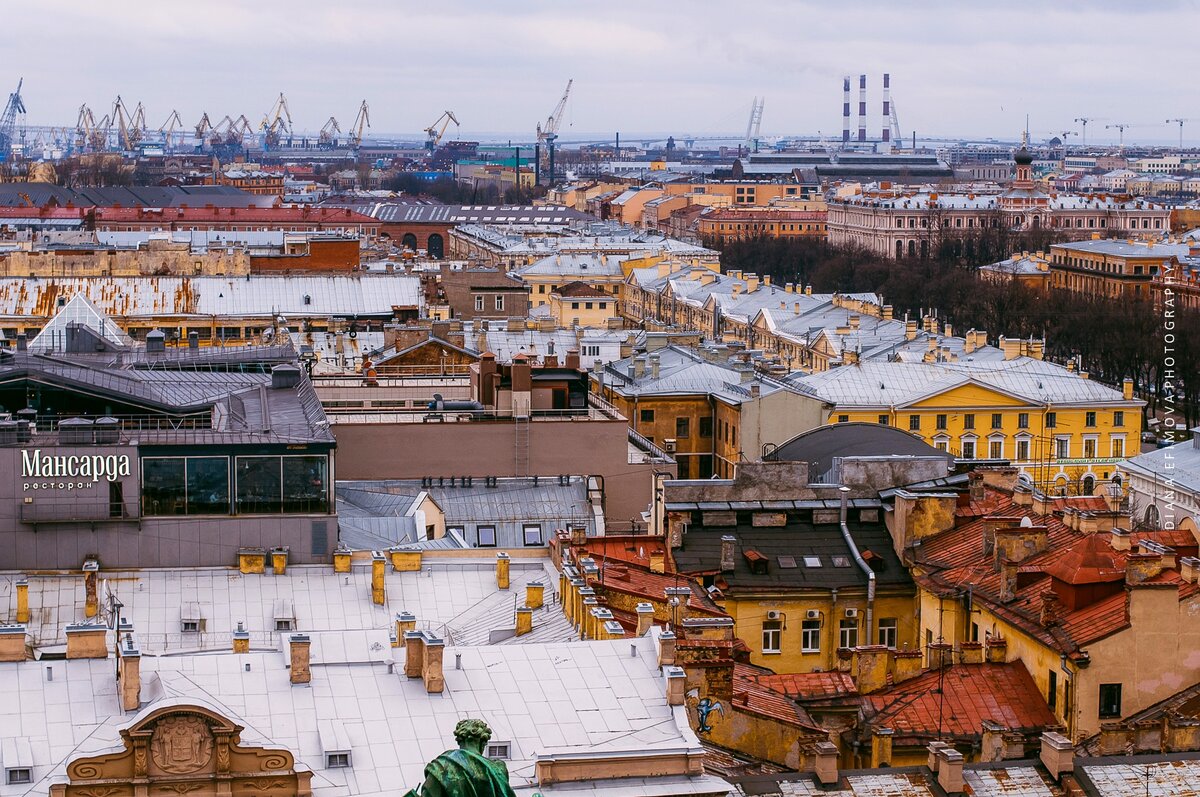 Вид с Исакиевского собора