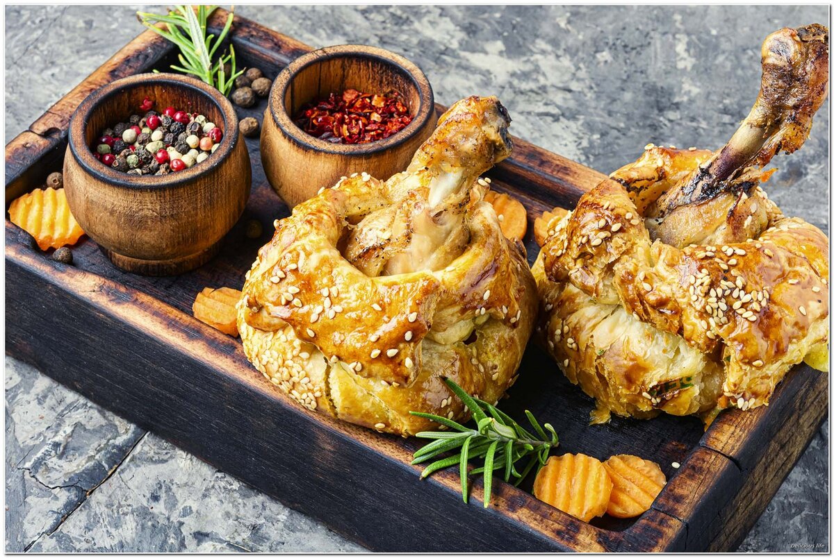 Куриные ножки в тесте