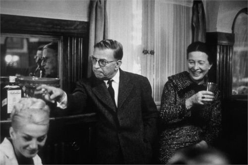 Жан-Поль Сартр и Симона де Бовуар