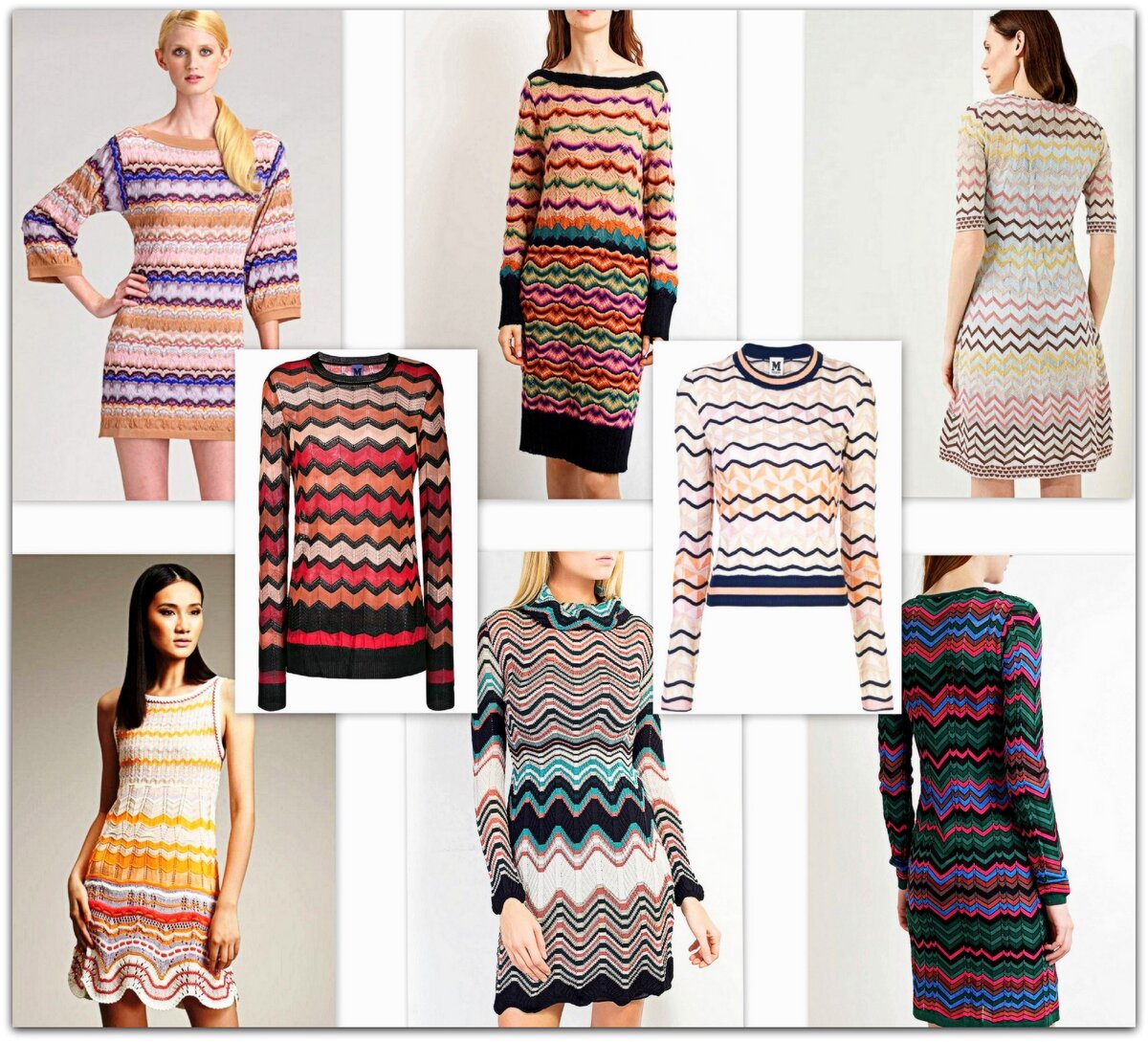 Многообразие интересных моделей итальянского дома высокой моды Missoni