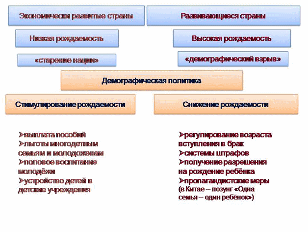 Демографическая политика в действии.