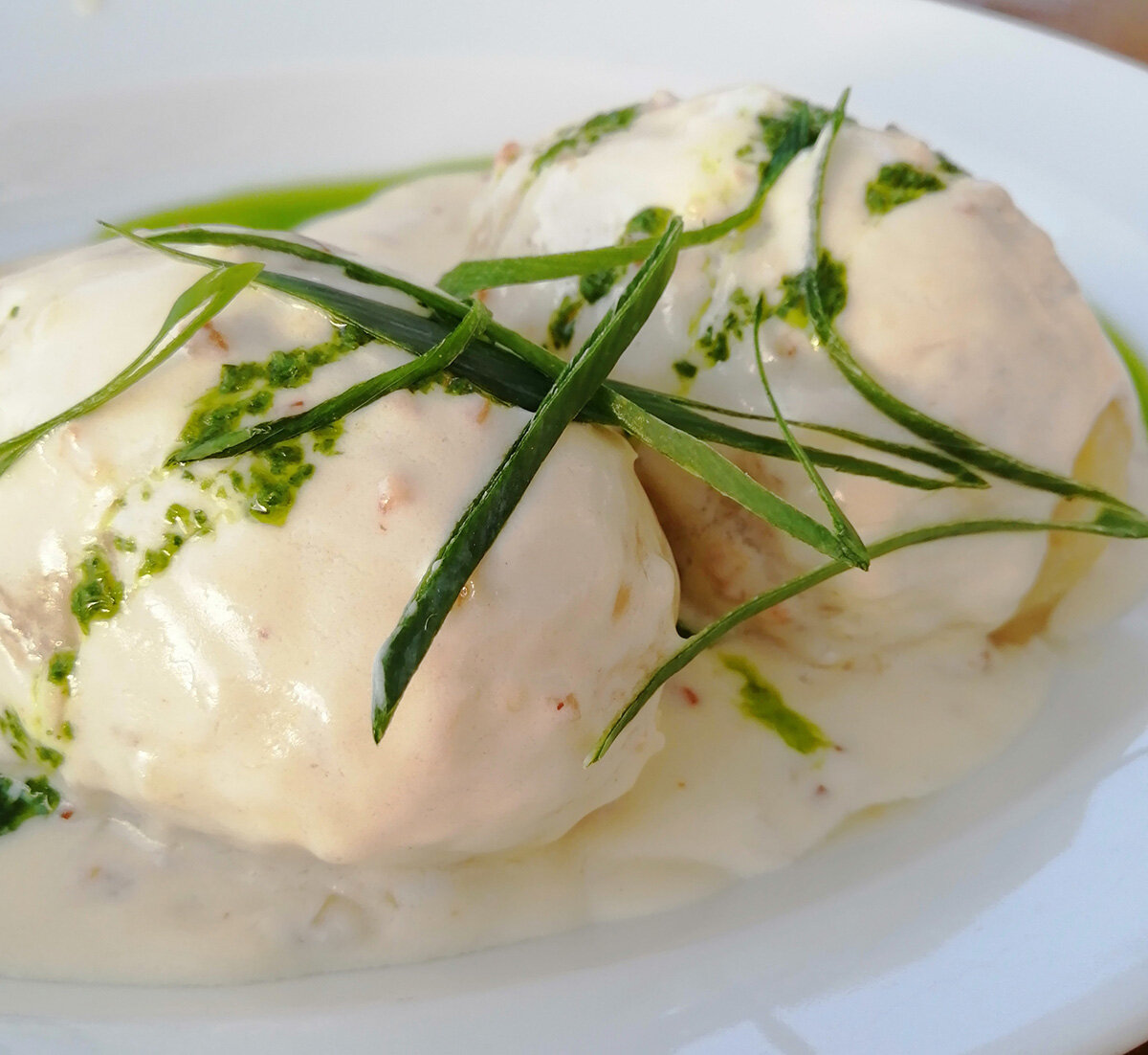 Фирменные цеппелины с мясом «Ам!Бар»