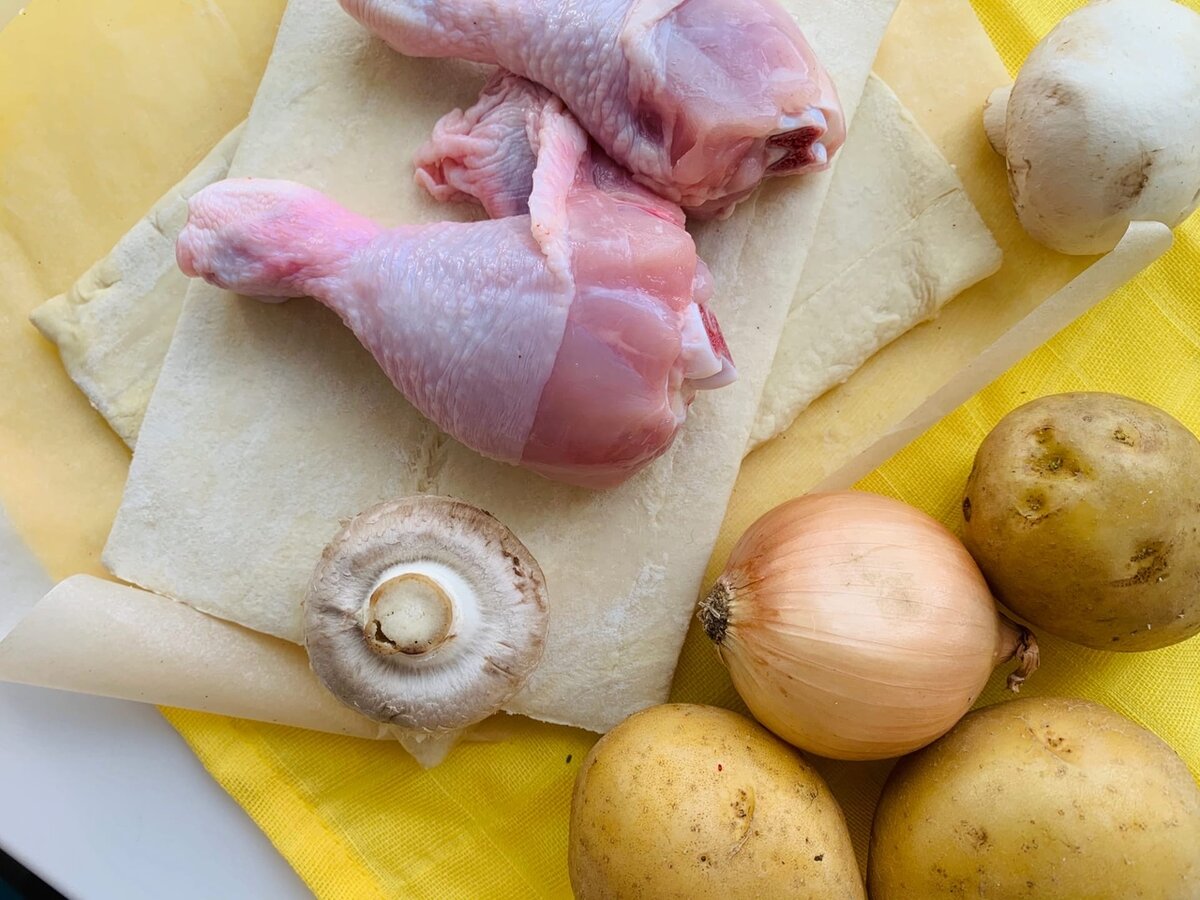 ингредиенты для курочки в тесте