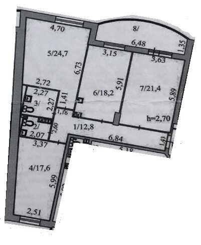 Планировка от застройщика