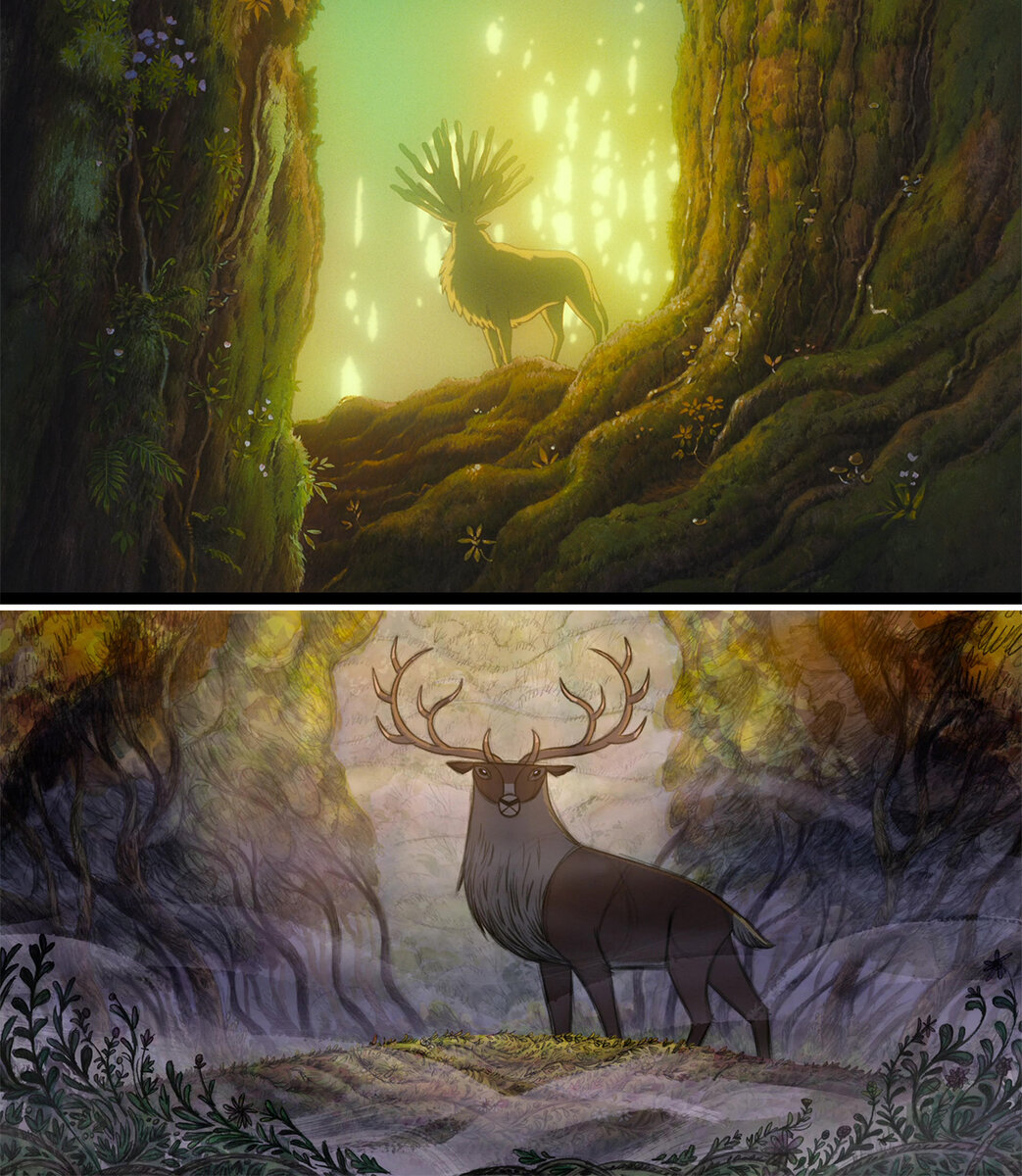 "Принцесса Мононоке" Хаяо Миядзаки vs "Легенда о волках" Томма Мура