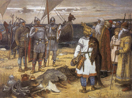 братья Рюрик Синеус и  Трувор.