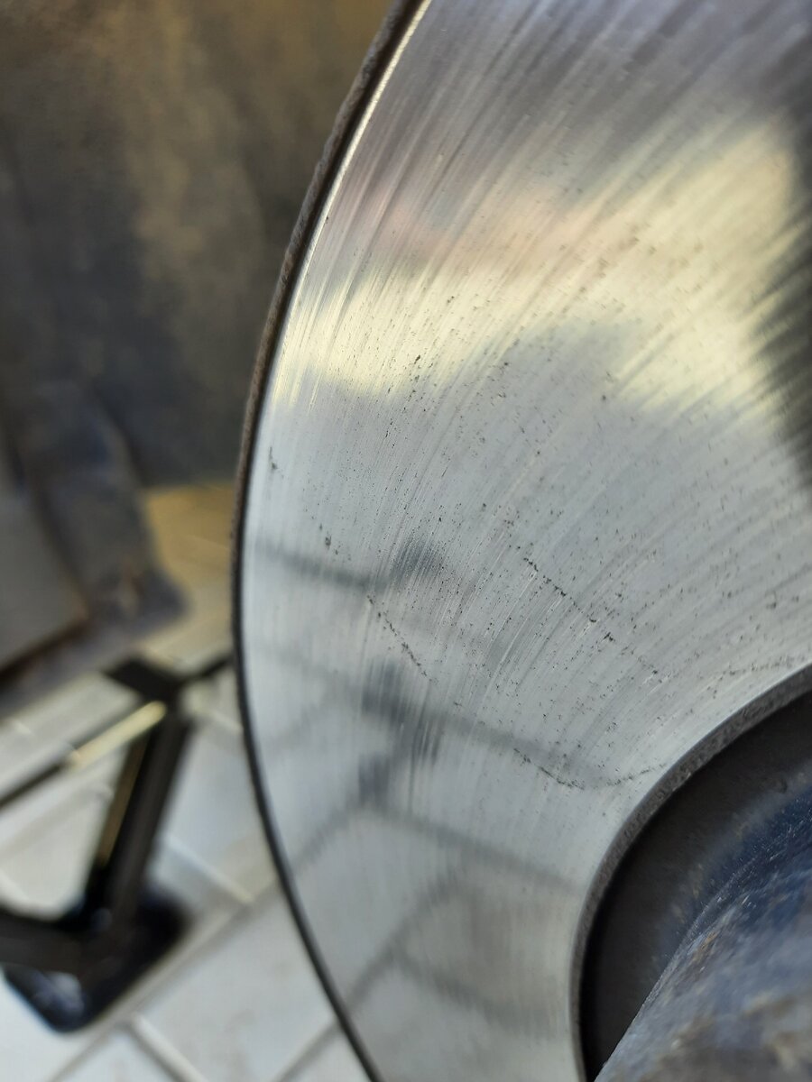 Состояние тормозного диска за 81000 т.км