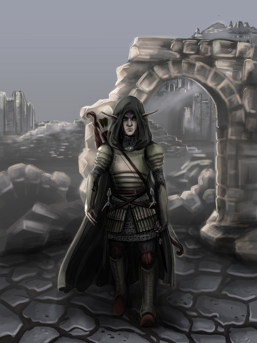 Портрет Ахарна. Художник - Анастасия Юрина