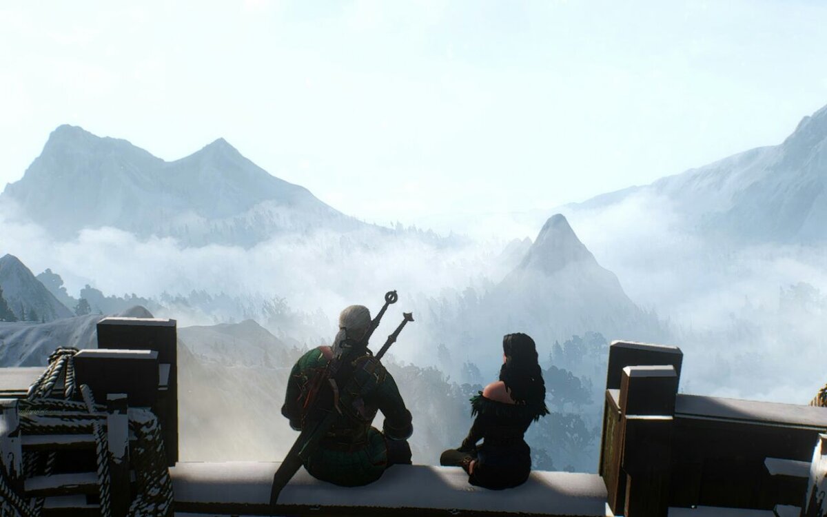 Ведьмак 3: Дикая Охота, Геральт и Йенифер.