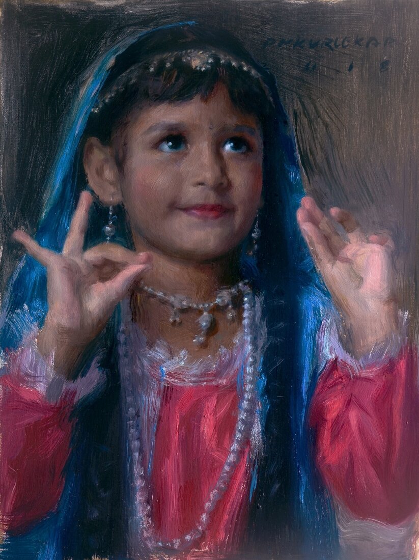 Mukta (Освобожденная). Масло, холст. Источник:https://www.artzolo.com/painting/mukta?