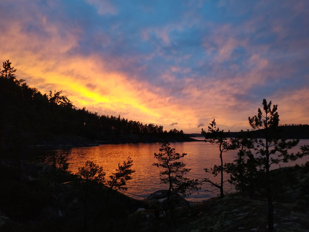 Фантастические закаты в шхерах