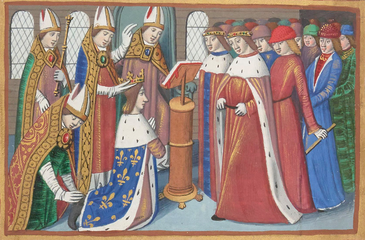 Короли средних веков. Коронация короля Франции.