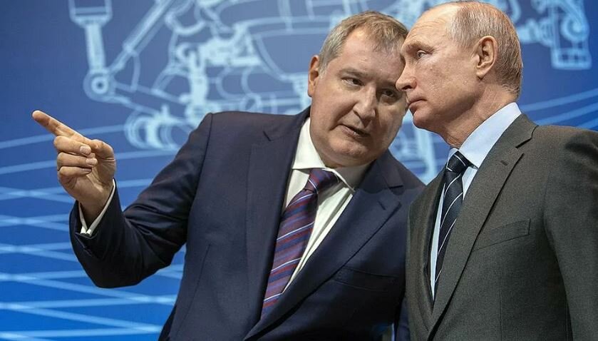 Путин и Рогозин (иллюстрация из открытых источников)