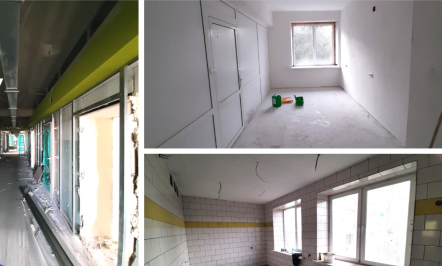    В Орске продолжается капремонт поликлиники № 2 на улице Пацаева Кристина Просвиркина