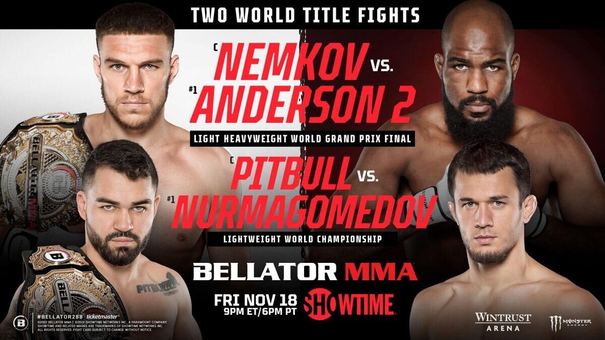    Постер турнира Bellator 288© Bellator