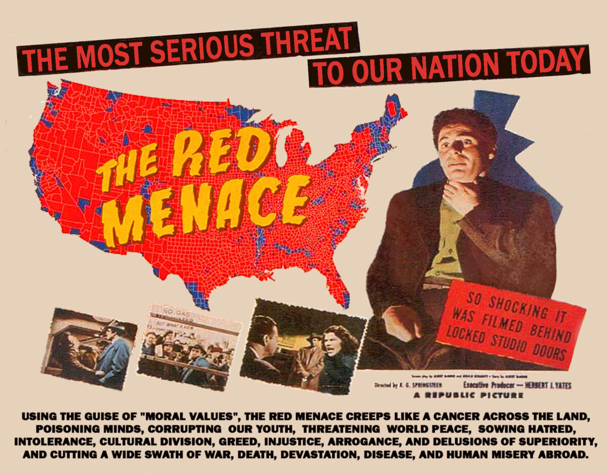 Red scare. Маккартизм в США плакаты. Борьба с коммунистами в США. Маккартизм кратко. Красная угроза плакаты США.