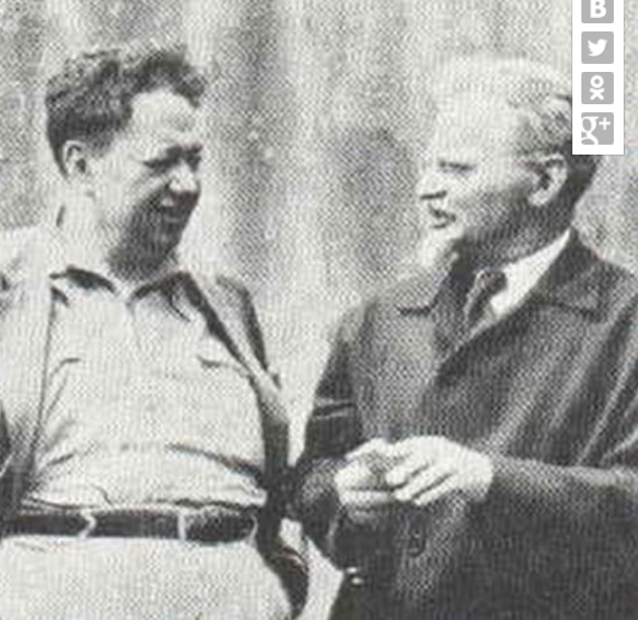 Диего Ривера и Лев Троцкий