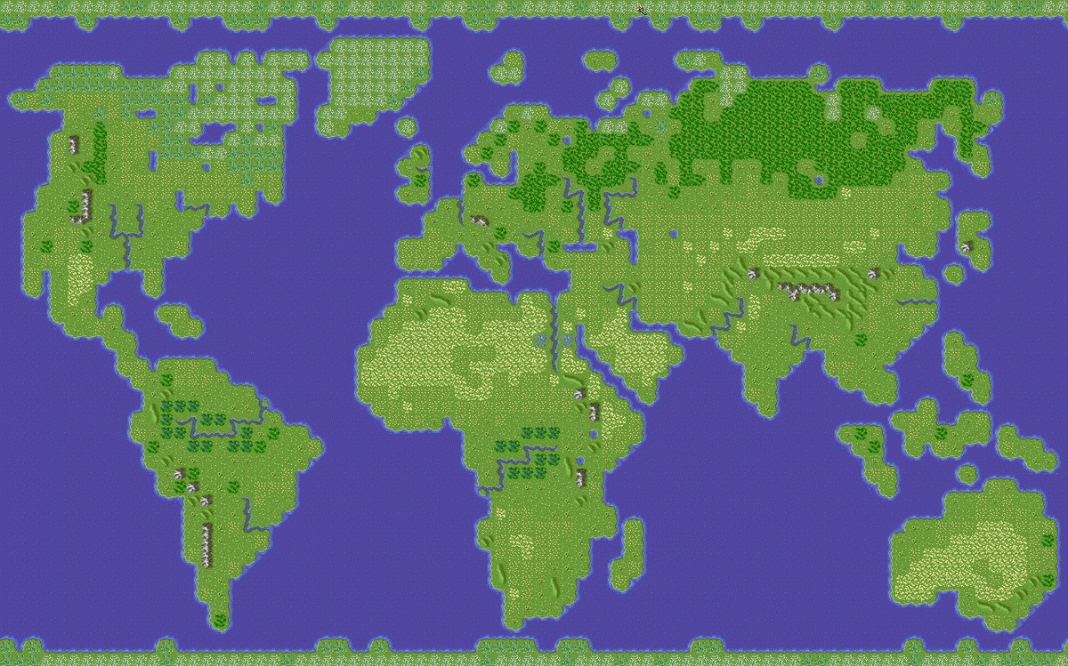 Карта планеты игровая