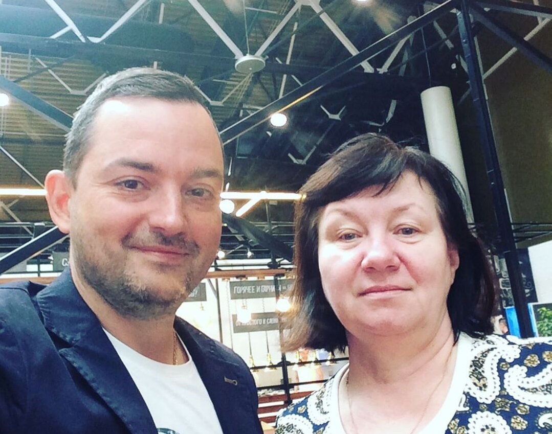 С Людмилой Подшиваловой в Шереметьеве