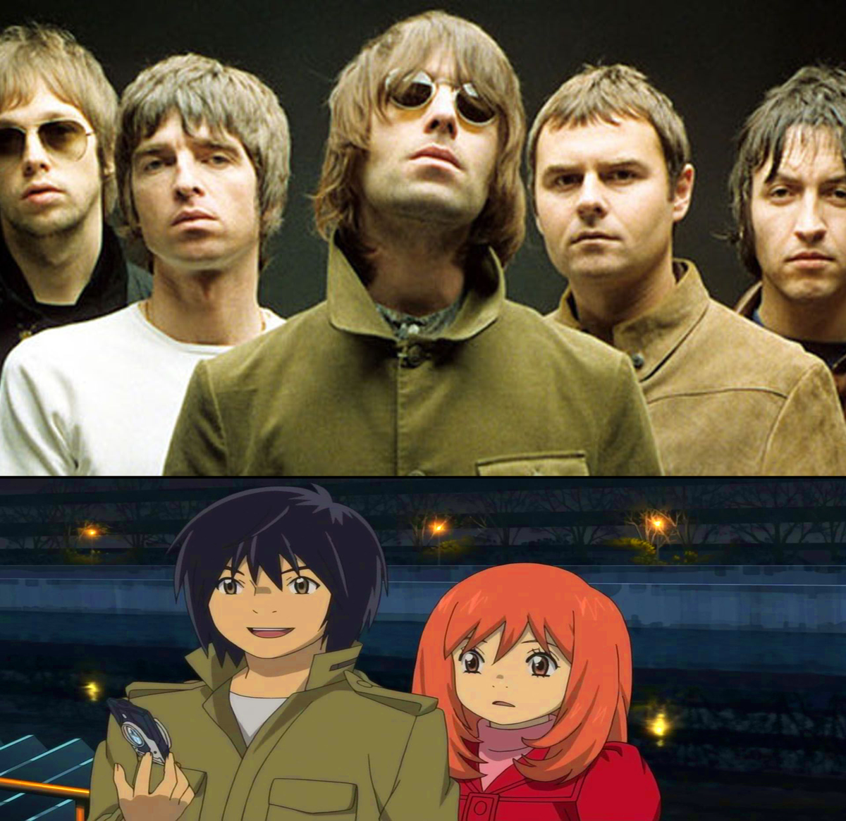 1) Здрасте, хотите взять нашу песню себе на опенинг? 2) Эм... окей.