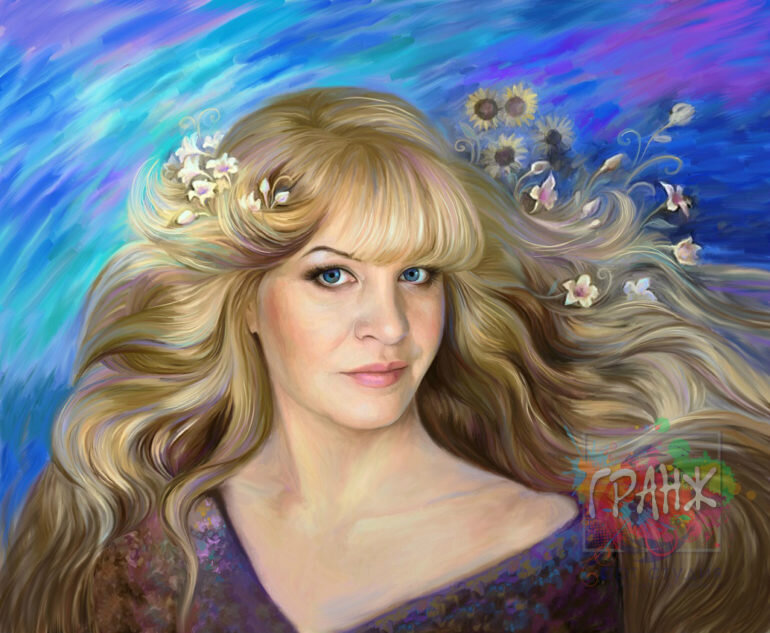 Картина по фото - подарок девушке