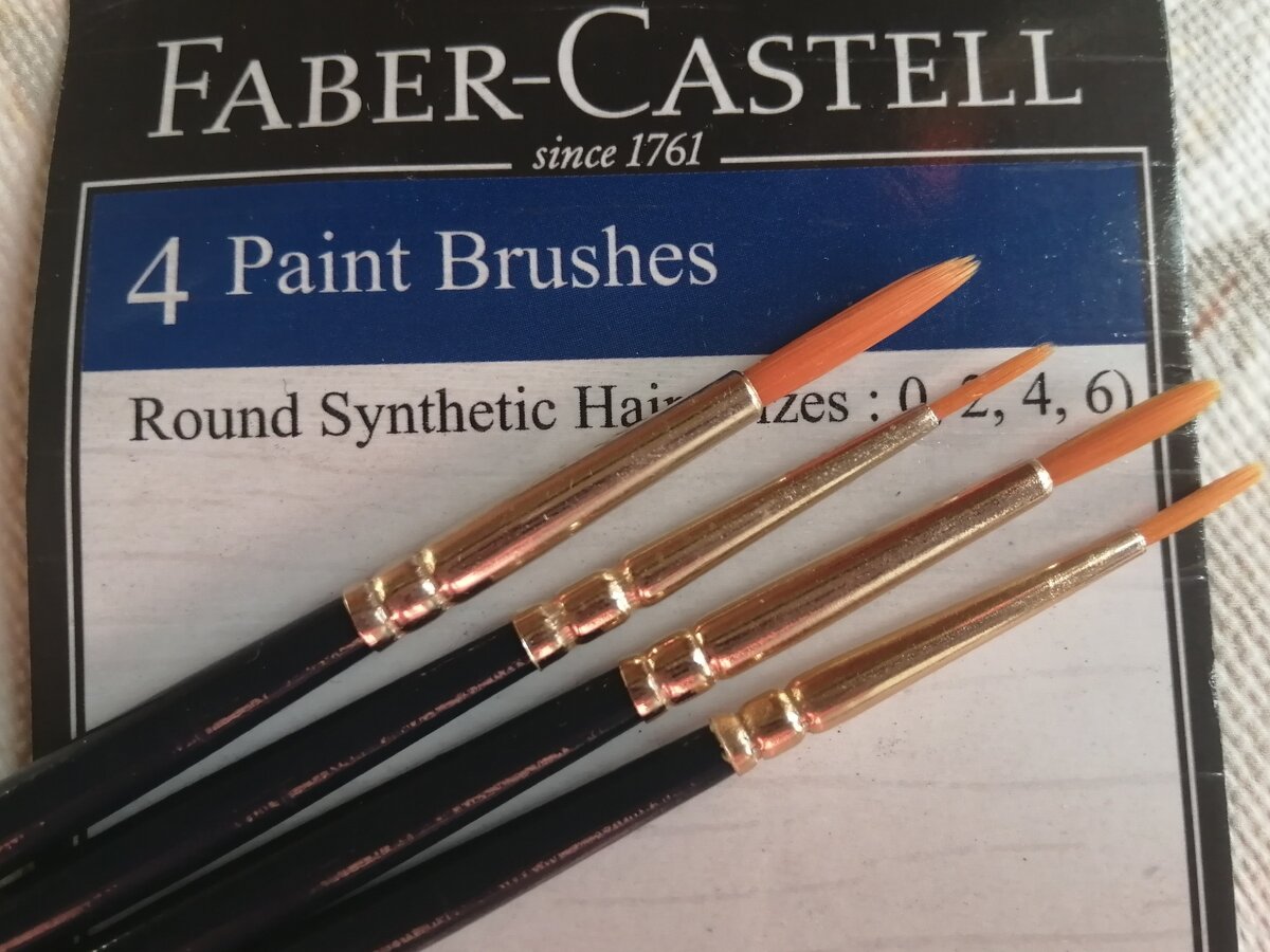 Мой набор кисточек от Faber-Castell