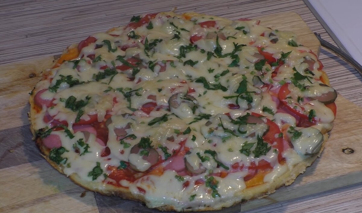 фото рецепт быстрой пиццы на сковороде фото 112