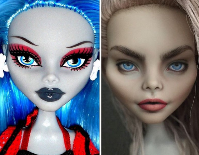  Куклы с новым живым макияжем - фото из открытых источников