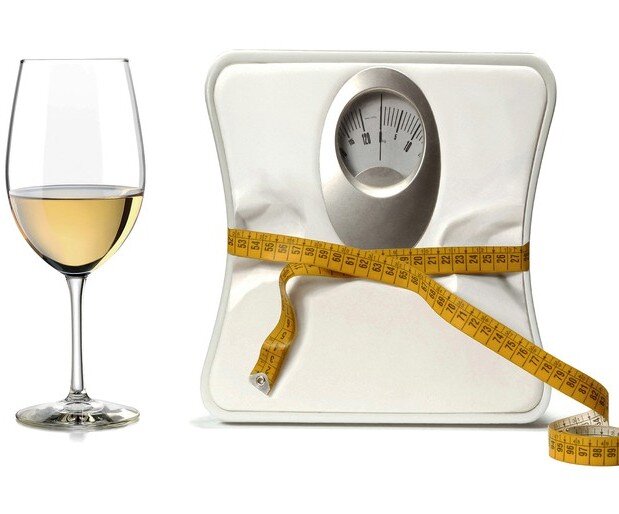 В белом вине меньше калорий, чем в красном.