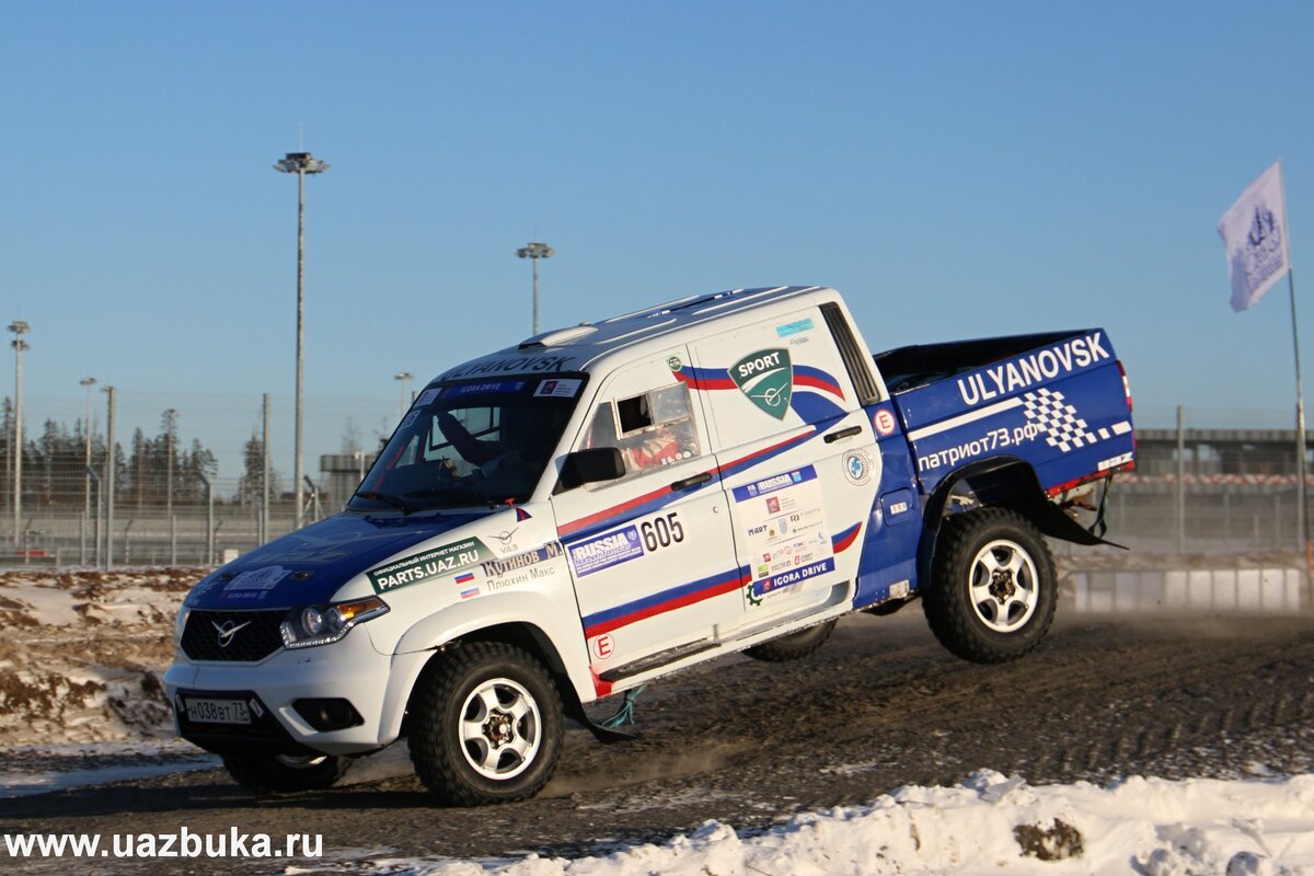 Пикап гоночной команды УАЗ Спорт