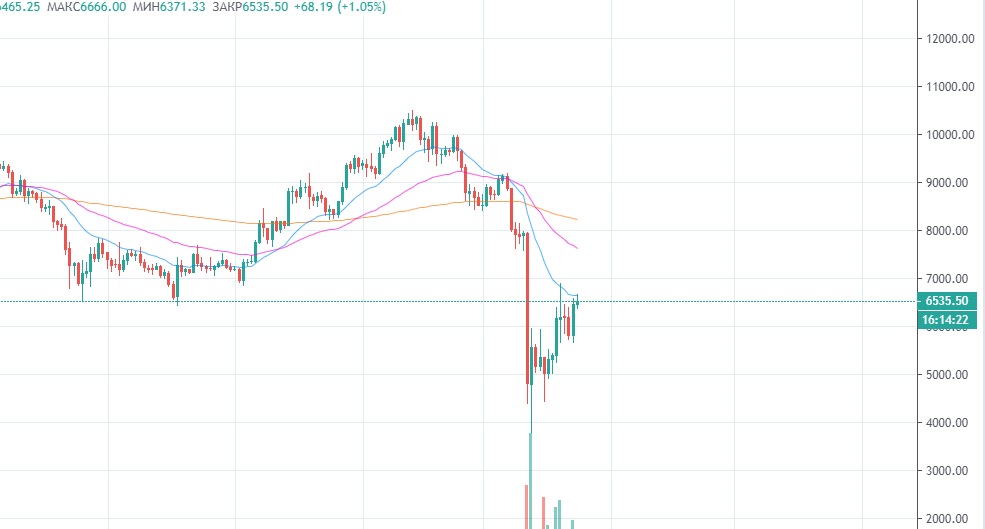 8535 $ за Биткоин
