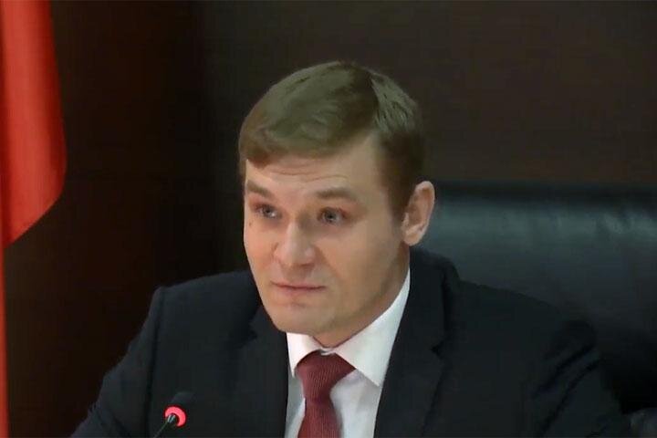 Стоп-кадр трансляции заседания правительства РХ 