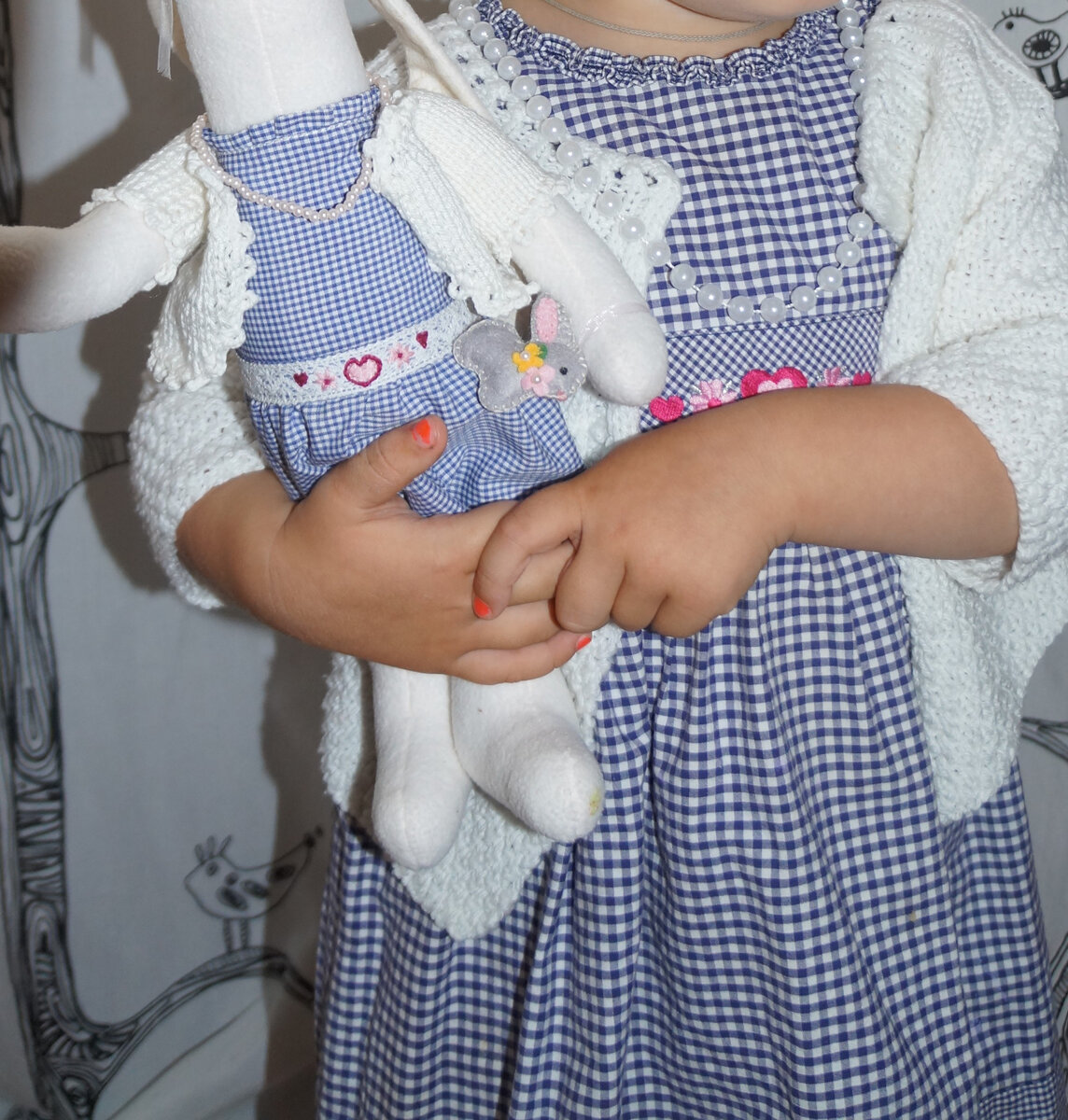 Одна из первых моих работ. Портретная зайка