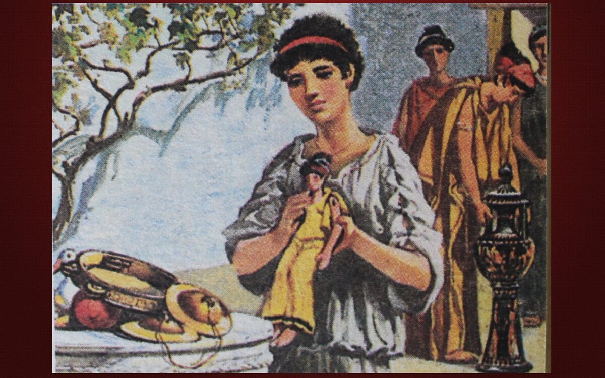 В дар богам от невесты перед свадьбой приносились игрушки 