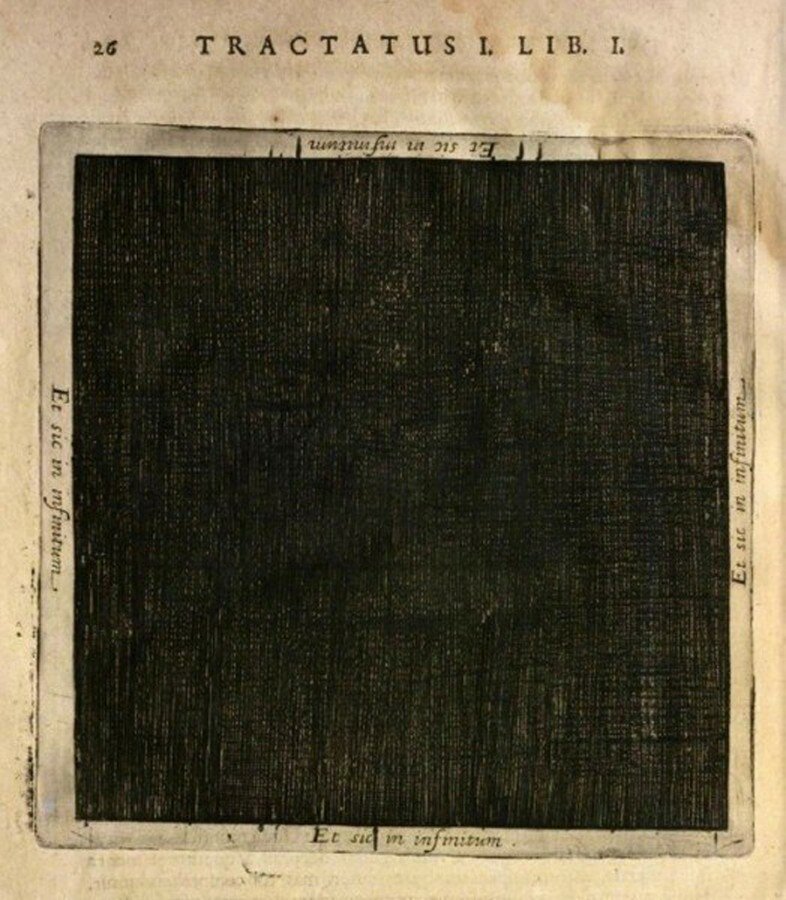 "Великая тьма" написанная Робертом Фладом в 1617 году, художник изобразил библейский хаос.
