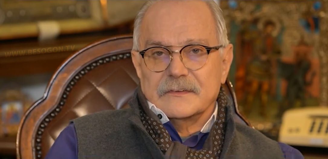 Никита Михалков кадр из передачи «Бесогон»