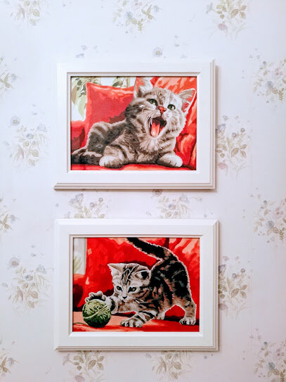 Картинки , раскрашенные по номерам