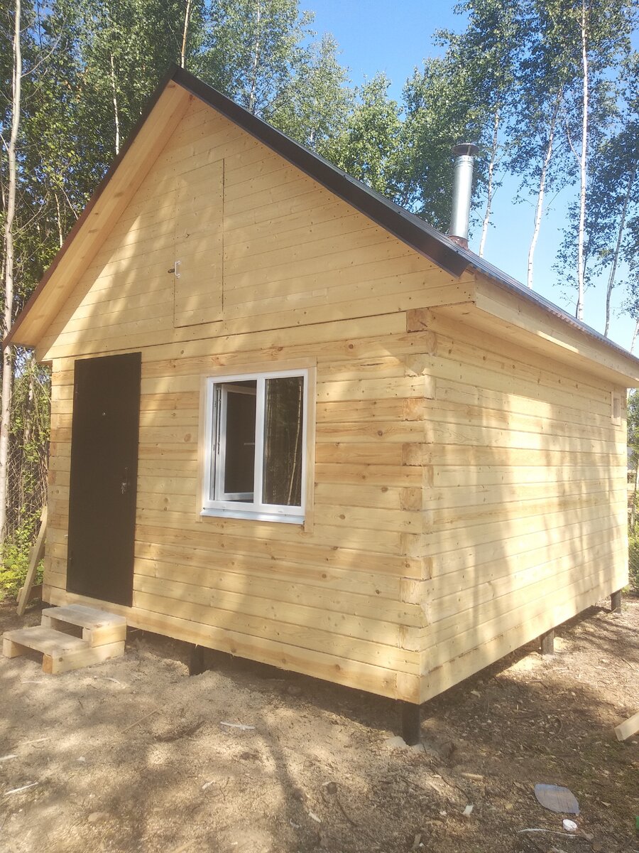 Баня 5*4 в поселке Новое Тяжино