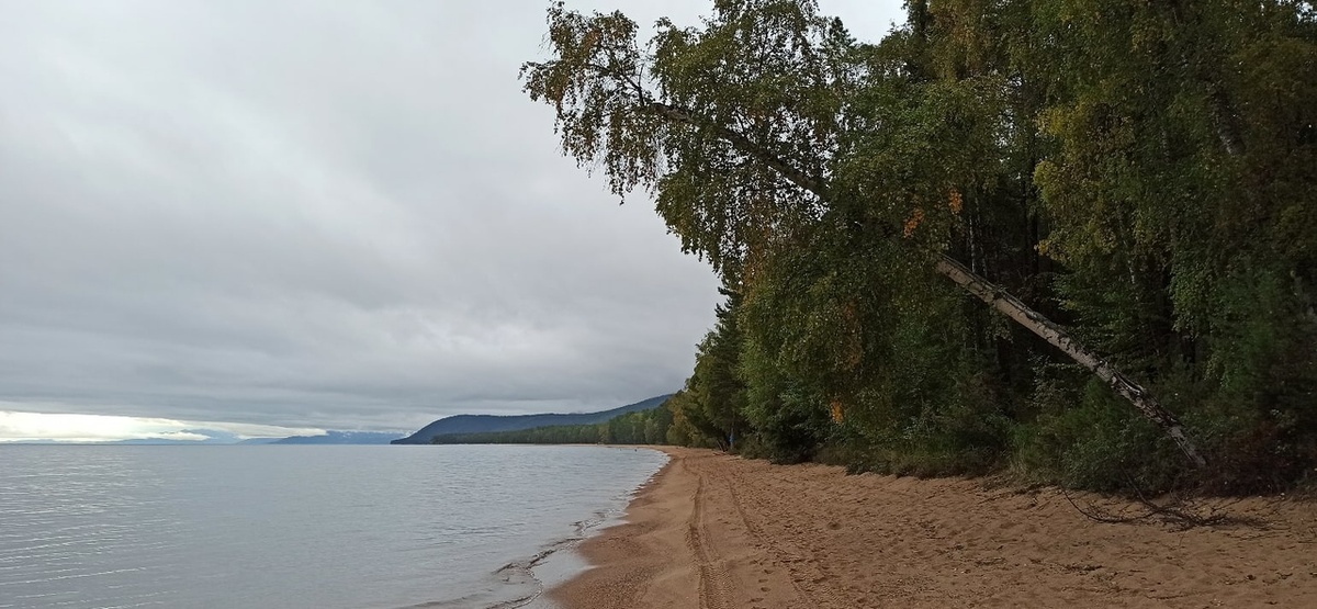 Самый длинный песчаный пляж на Байкале