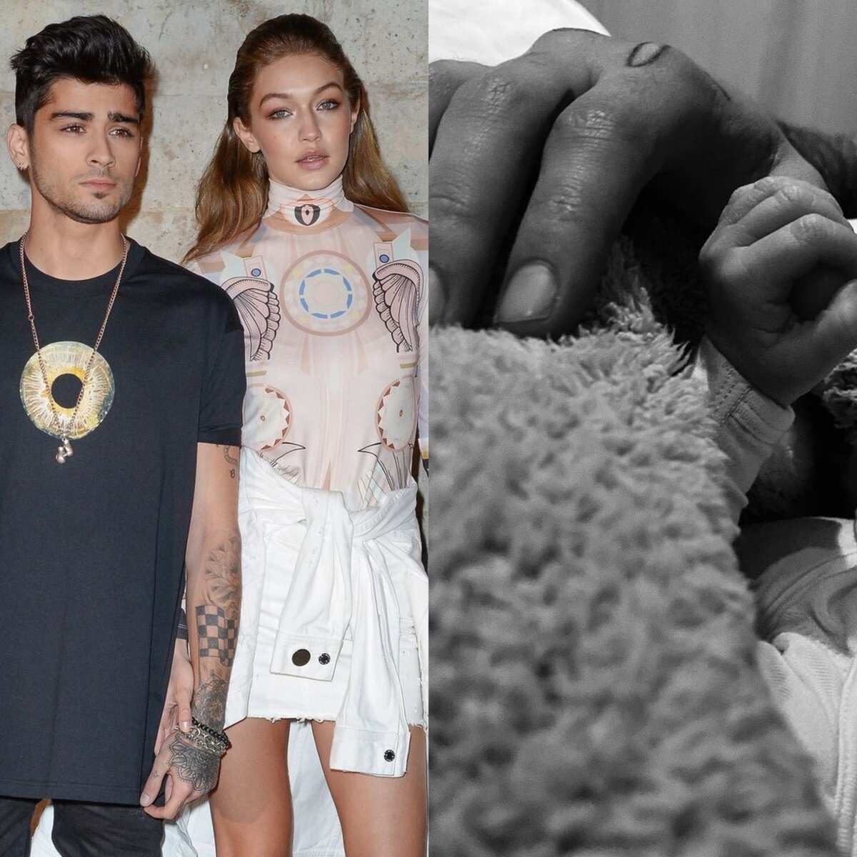 Зейн Малик, Джиджи Хадид и первое фото новорожденной дочери.