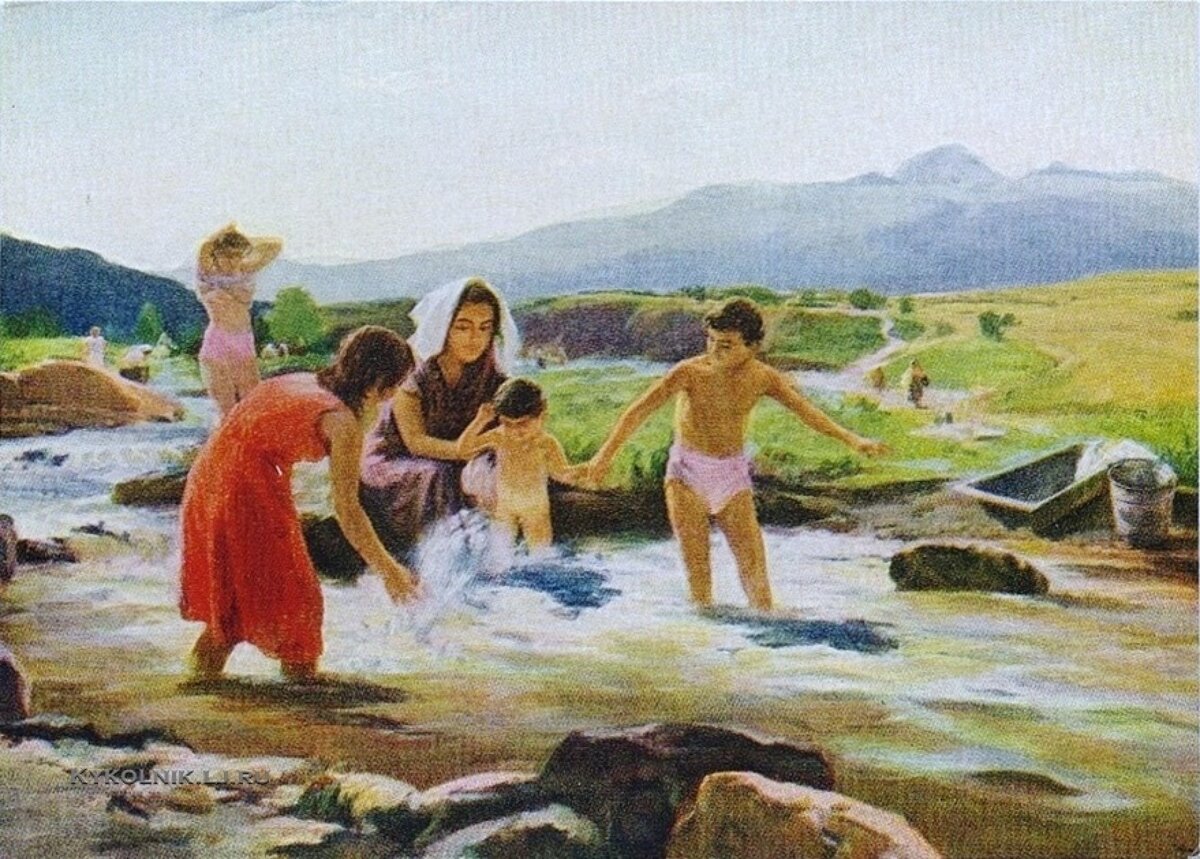 Ара Вагинакович Бекарян, «На берегу реки»