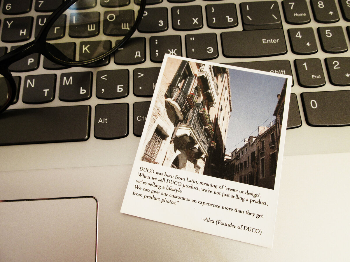 Открытка, которую вложил продавец