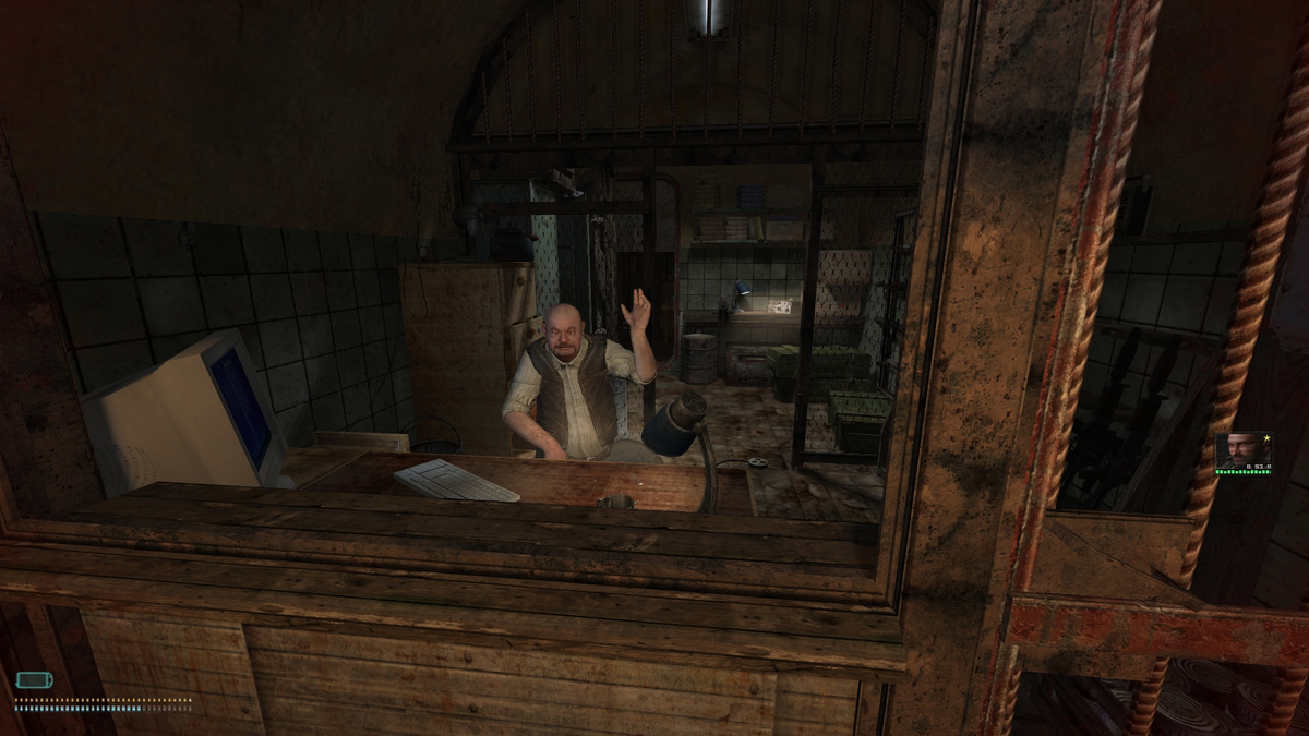 Торгаш в своей «берлоге»