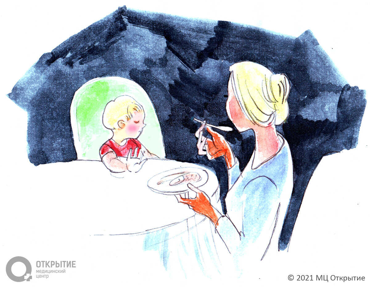 Снижение веса кормящей мамы.