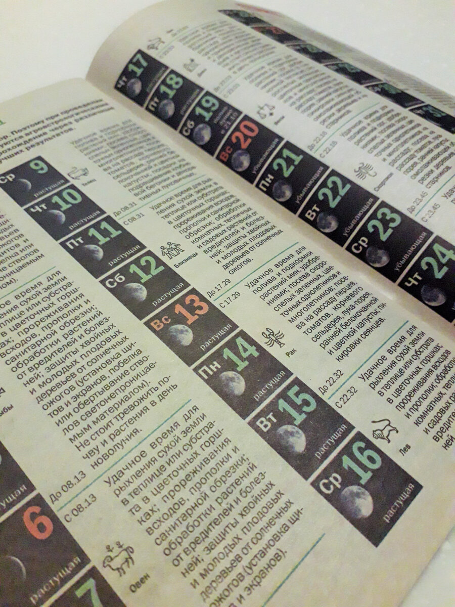 Лунный календарь