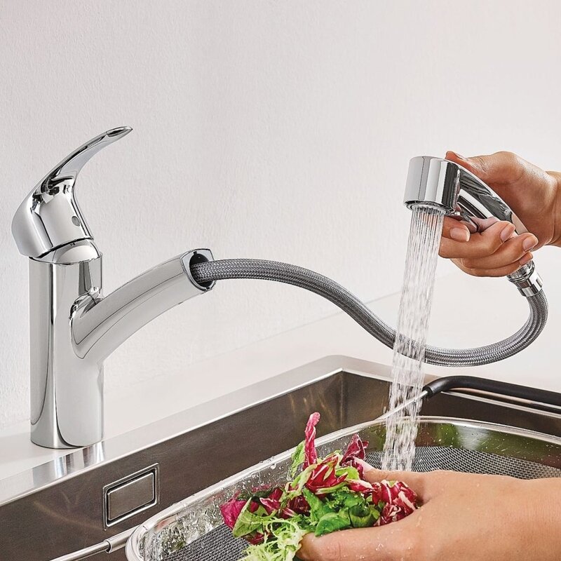 Смеситель для кухни Grohe Eurosmart 30305000  в наличии на ДОЖДЬ-САНТЕХНИКА.РФ
