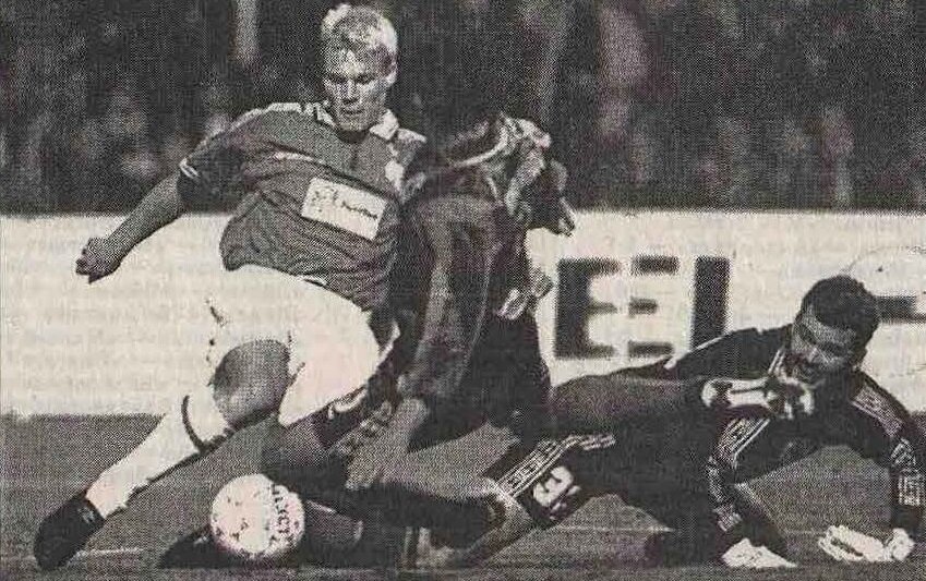 Матч 1/64 финала Кубка Уефа. Датский Виборг выбивает из турнира, московский ЦСКА