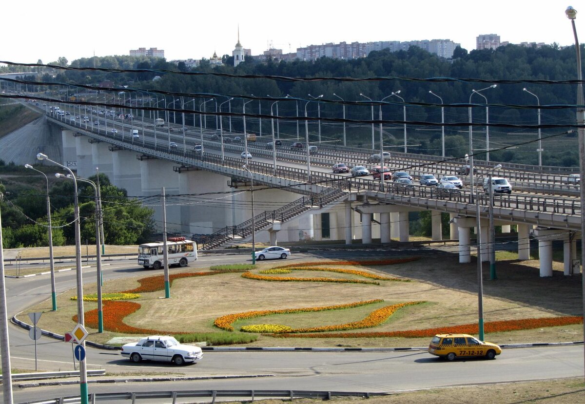 Калуга. Гагаринский мост через Оку